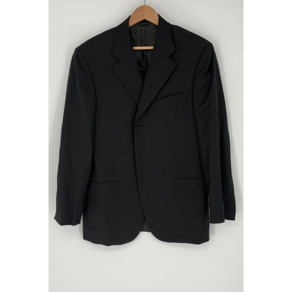 Burberry London Black 2 Piece Suit Jacket and Pants